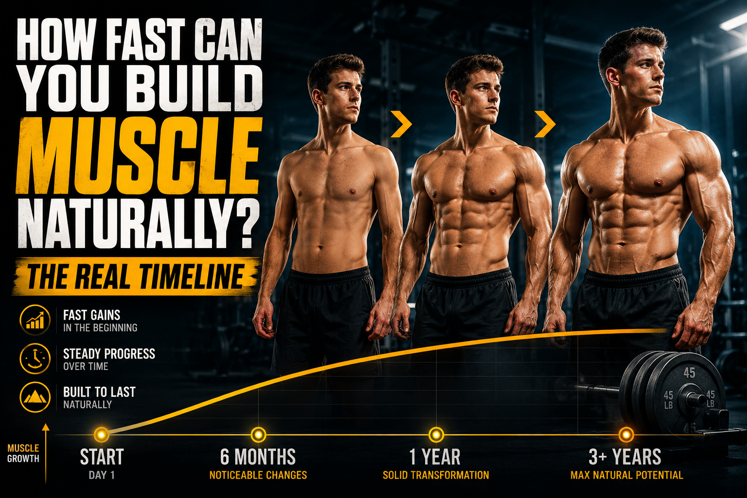 How-Fast-Can-You-Build-Muscle-Naturally-The Real-Timeline
