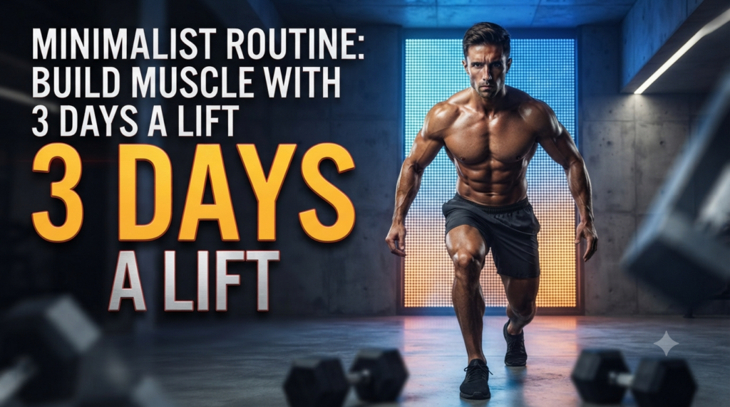 Minimalist-Routine-Build-Muscle-With-3 Days-a-Lift