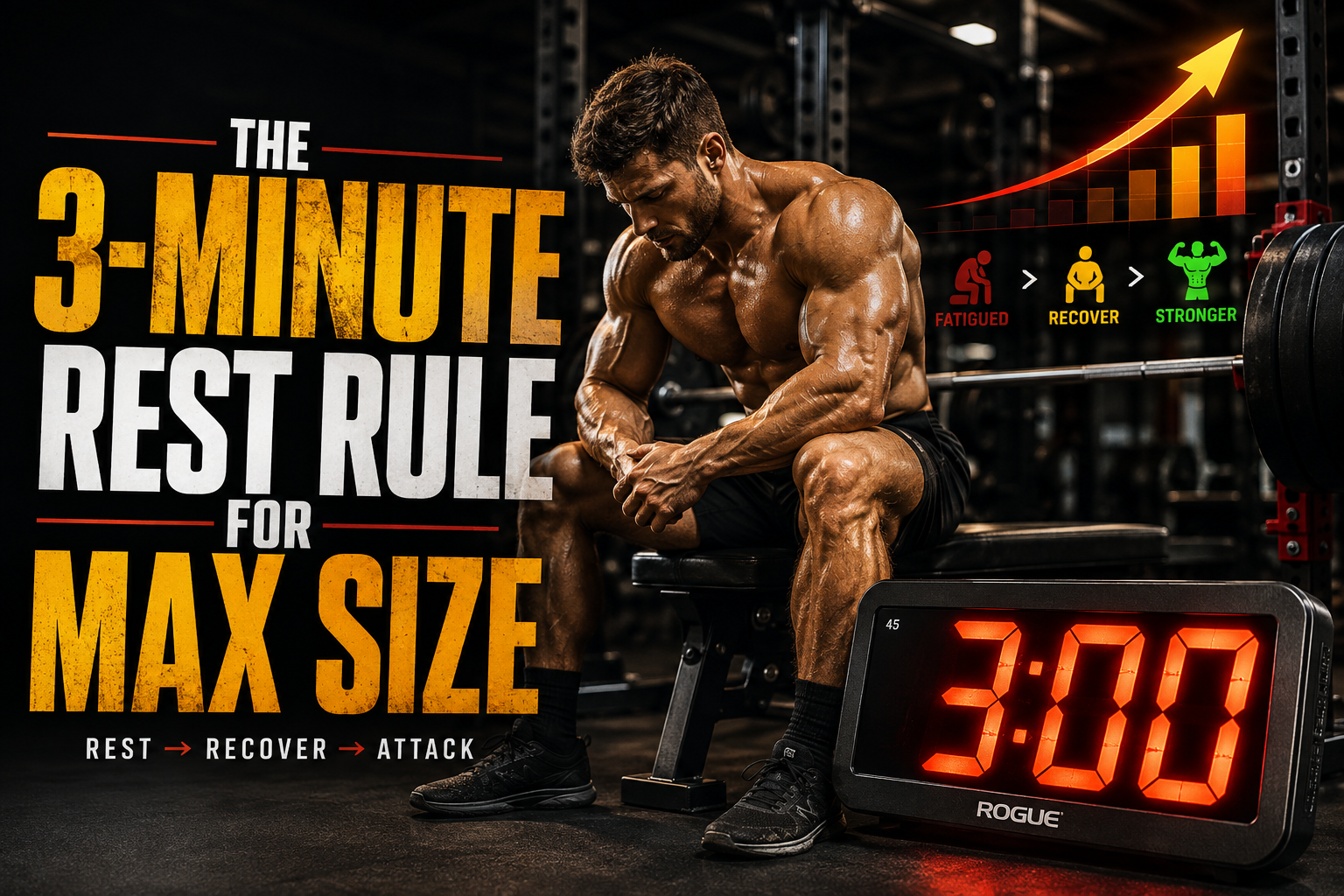 Why 3 Minutes Between Sets Builds More Muscle Than 5